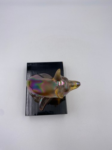 Vintage Fenton Iridescent Glass 4.5" Fox - Picture 5 of 7