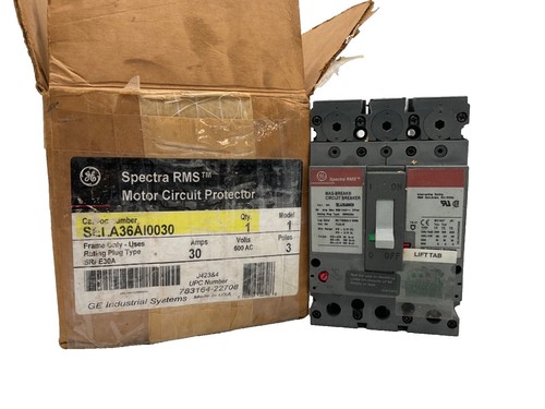 GE General Electric SELA36A10030 30 Amp 3 Pole Mag-Break