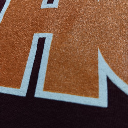 Women's Size L Virginia Tech VT Hokies Maroon Long Sleeve T-Shirt - Picture 8 of 10