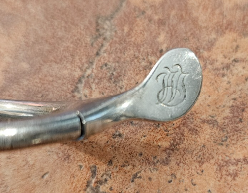 Tiffany & Co Sterling Silber Wunschknochen Zange monogrammiert Sammlerstück - Bild 4 von 7