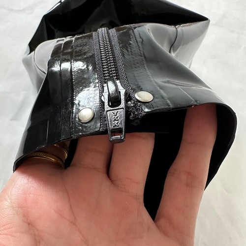 Latexhaube mit Netzaugen Gummi Gummi Maske Cosplay Kostüm Fetisch Clubwear BDSM - Bild 2 von 6