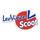 Aufkleber Leovince Scoot mittel Rot