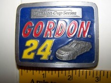 Jeff Gordon 24 NASCAR Winston Cup Series Metal Belt Buckle