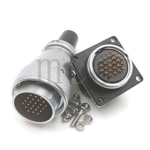 WEIPU WS28 24Pin panel mount waterproof connector,Aviation power connector IP44 - Picture 5 of 7