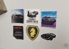  KITT K.I.T.T. KNIGHT RIDER STICKERS VARIETY PACK (6) **WORLDWIDE 🌐 SHIPPING**
