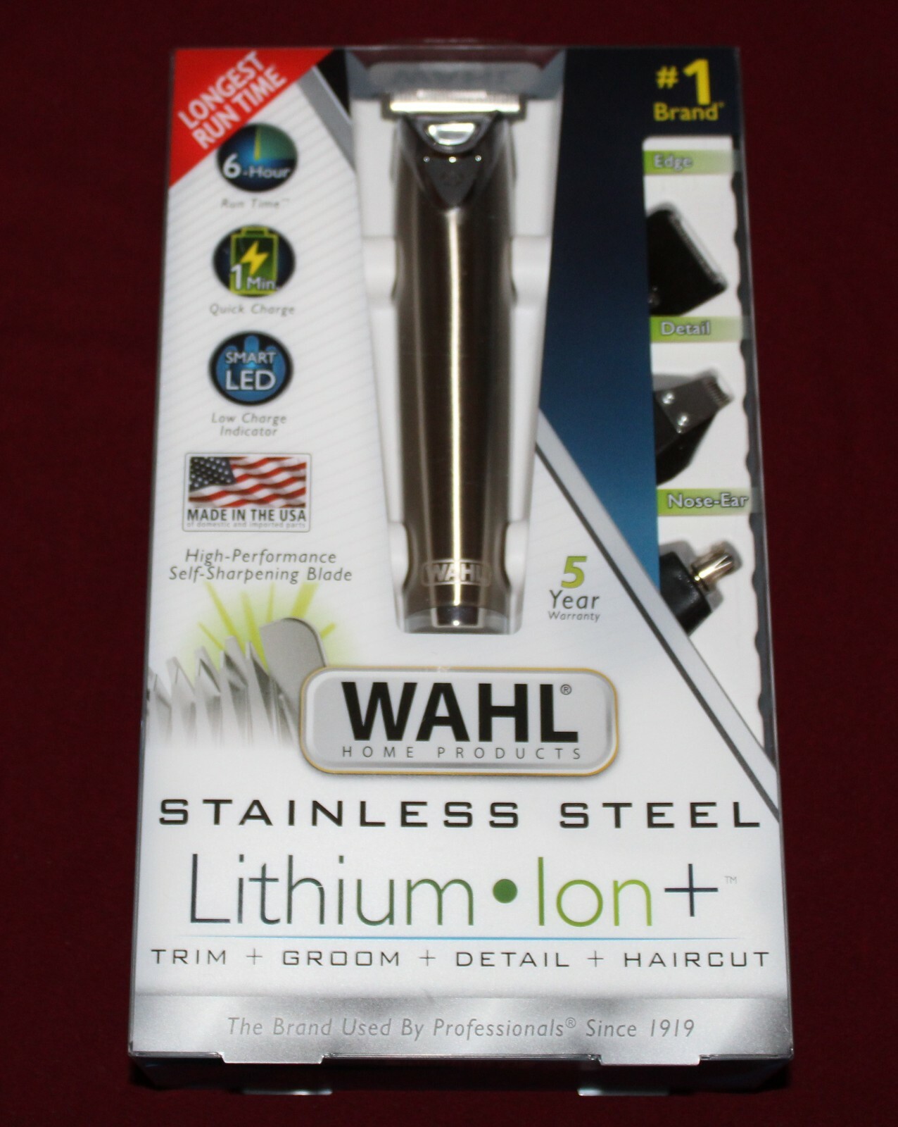 Wahl Stainless Steel Trimmer - 9818-5001 for sale online | eBay Wahl Stainless Steel Trimmer - 9818-5001 for sale online | eBay