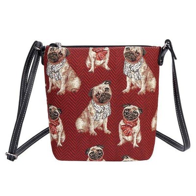 Signare Women Ladies Woven Tapestry Across Body Shoulder Bag In Labrador Design