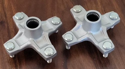BUJES DE RUEDA TRASEROS ESTRECHOS HONDA TRX 300EX 400EX 400X 450R 450ER, PLATEADOS 1993-2014 - Imagen 2 de 3