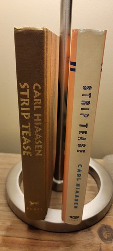 Strip Tease by Carl Hiassen SIGNED 1993 1st Edition 5th Printing HB DJ VGC!! - Imagen 2 de 12