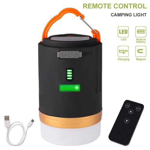 USB LED lantern rechargeable Light Camping Emergency Outdoor Hiking Lamps - Picture 2 of 11