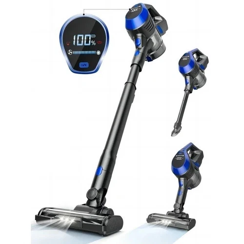 MOOSOO XC1 Lightweight Cordless Stick Vacuum Cleaner  Hard Floor & Pet Hair