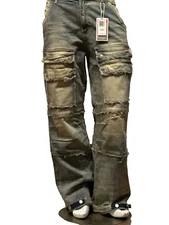 Men’s Bleeker Bleeker Relaxed Fit Jeans Utility Denim (Vintage) Baggy  D2548
