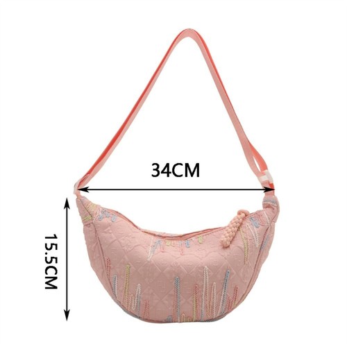 Colored Shoulder Strap Shoulder Bag Solid Color Fanny Pack Outdoor Sports - Picture 2 of 13
