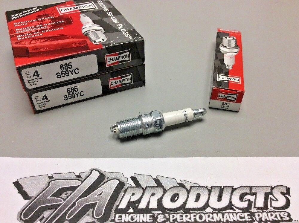 Champion Racing Spark Plug Stock Number 685 / S59YC Set Of 8