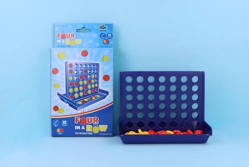 2 x Sets Connect Four In A Row 4 In A Line Travel Size Board Game Car Holiday - Picture 8 of 8
