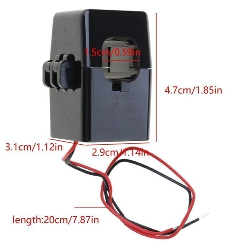 Mini-Stromwandler Stromsensor splitcore Current Transformer Spulensensor PZCT-2 - Bild 8 von 9