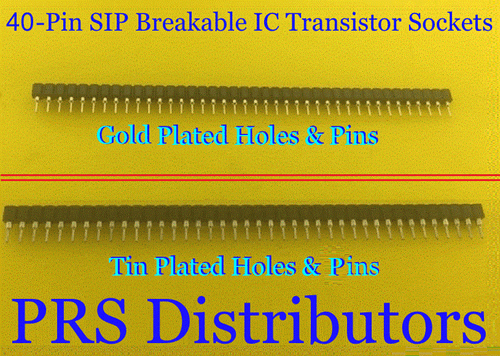 40 Pin PCB IC Transistor Socket Breakable Single Row Round Pin Female Header 1PC - Picture 5 of 7
