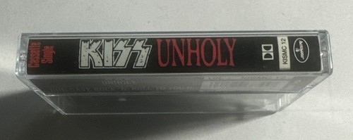 Kiss - Unholy ~ Cassette Tape Hard Rock EX / EX Condition - Picture 4 of 7