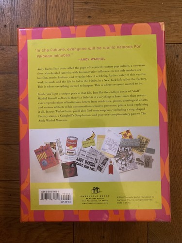 Andy Warhol POP BOX New Sealed 2002 Unopened Ephemera Collection - Picture 3 of 6