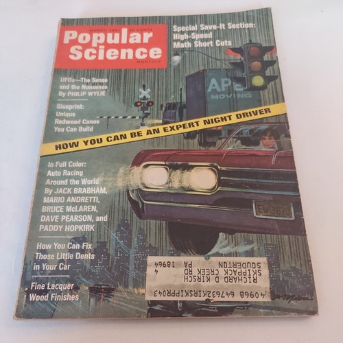 1967 March, Popular Science Monthly Magazine, High-Speed Math ShortCuts (MH417)  - Picture 1 of 3