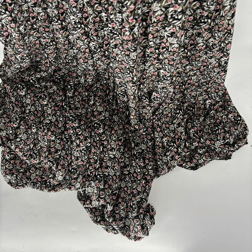 Natural Life Havana Nights Maxikleid schwarz und rosa Blumen Flügelärmel Damen S - Bild 10 von 10