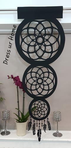 Dreamcather White Black Window Decorations Home Decor Jacquard or Polyester - Picture 13 of 16