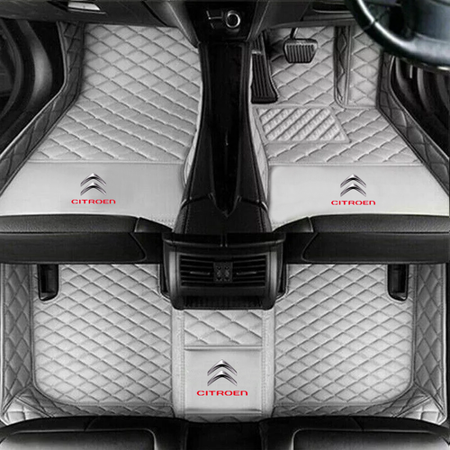 For 1998-2025 Citroen Handmade all-weather waterproof PU leather floor mat - Picture 72 of 91