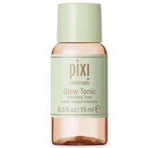 Pixi Skintreats Glow Tonic Exfoliating Toner Travel Mini Size 0.5oz 15mL New
