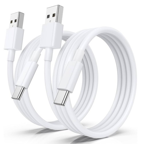 2 PACK USB A to Type C Cable 3A Fast Charger iPhone 1M 2M for Android Samsung - 第 2/26 張圖片