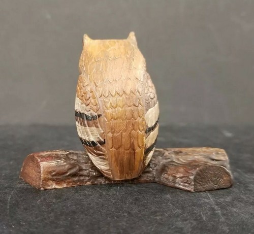 Gen Pewter Horned Owl Painted Creed 2" - Imagen 3 de 6