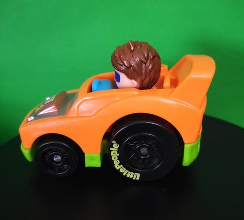 Fisher Price Little People Wheelies orange Rennwagen - Bild 4 von 4