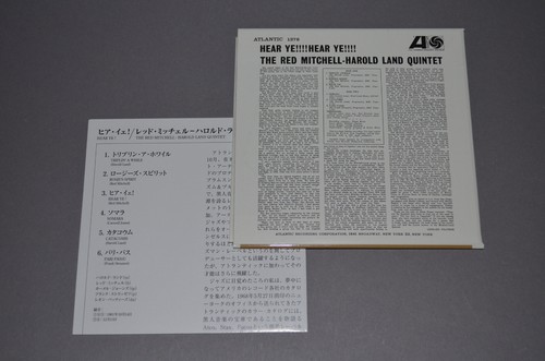 The Red Mitchell-Harold Land Quintet – Hear Year / Atlantic 2007 / Japan-Version - Bild 2 von 2