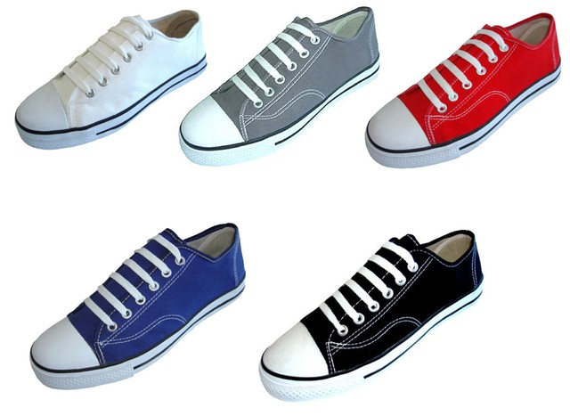 New Men's Canvas Sneakers Classic Lace Up Fashion Casual Shoes Colors Size:7-13 New Men's Canvas Sneakers Classic Lace Up Fashion Casual Shoes Colors Size:7-13