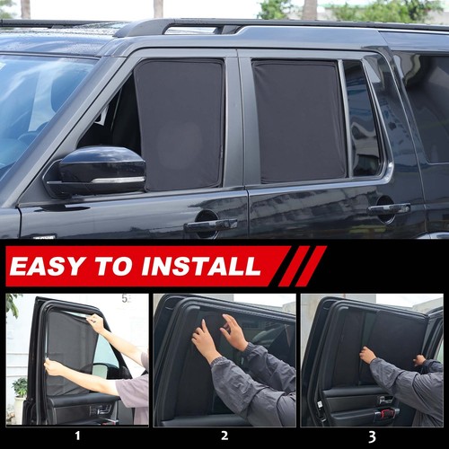 10x Full Window Screen Sun Shade Cover Mesh For Land Rover Discovery 4 2010-2016 - Picture 9 of 18
