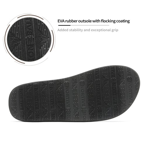 NORTIV 8 Men's Thong Flip Flops Comfortable LightWeight Summer Beach Slippers - Picture 12 of 26