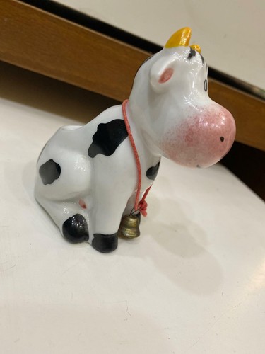 Creation Melpa Bulle Toothpick Holder Switzerland Black White Holstein Cow 3"x2" - Picture 7 of 9