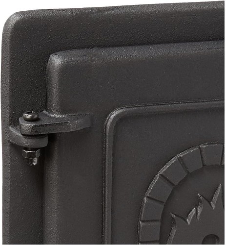Heavy-Duty Hinged Cast Iron Clean Out Door 8x8 Inch - Insulation Ready - Picture 7 of 8