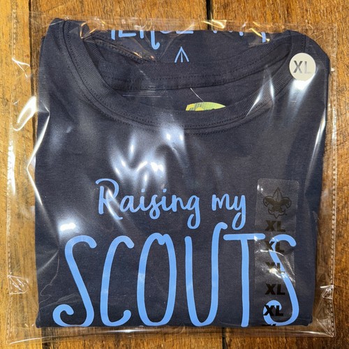 Mujer XL Damas Camisa BOY SCOUTS OF AMERICA Scout Mom Camiseta BSA NUEVO CON ETIQUETAS Lámina Dorada - Imagen 6 de 7