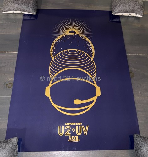 U2 - UV Live at Sphere Las Vegas 2023 - Semana 2 Astronaut Circle Póster Bono Edge - Imagen 7 de 11