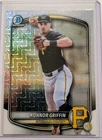 Konnor Griffin 2025 Bowman Draft Chrome Mojo Refractor Prospect Card #BDC-102