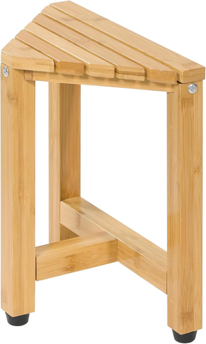 Reposapiés de ducha TYYIHUA 13,2" para patas de afeitado, taburete de ducha de esquina, baño pequeño - Imagen 9 de 12