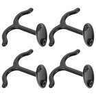 4 Pcs Clothes Hooks Zinc Alloy Hats Hook Closet Holder Clothes Hook
