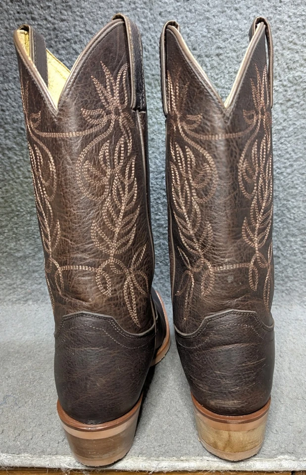 Justin Boots Women's Rosey Western Cowgirl Boot Crisp Leather Riding Style 10  - Image 3 of 4