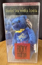 1999 Ricky Martin   livn  la vida loca   LIMITED EDITION Numbered Bear UNOPENED