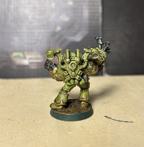 40k Death Guard Champion *dipinto* metallo fuori produzione - Foto 3 di 6