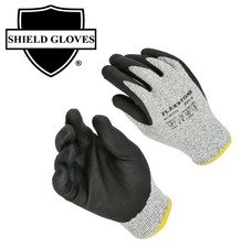 Astm Level 3 Black Grey Nitrile Dipped 120 Pairs Cut Resistant Gloves Large