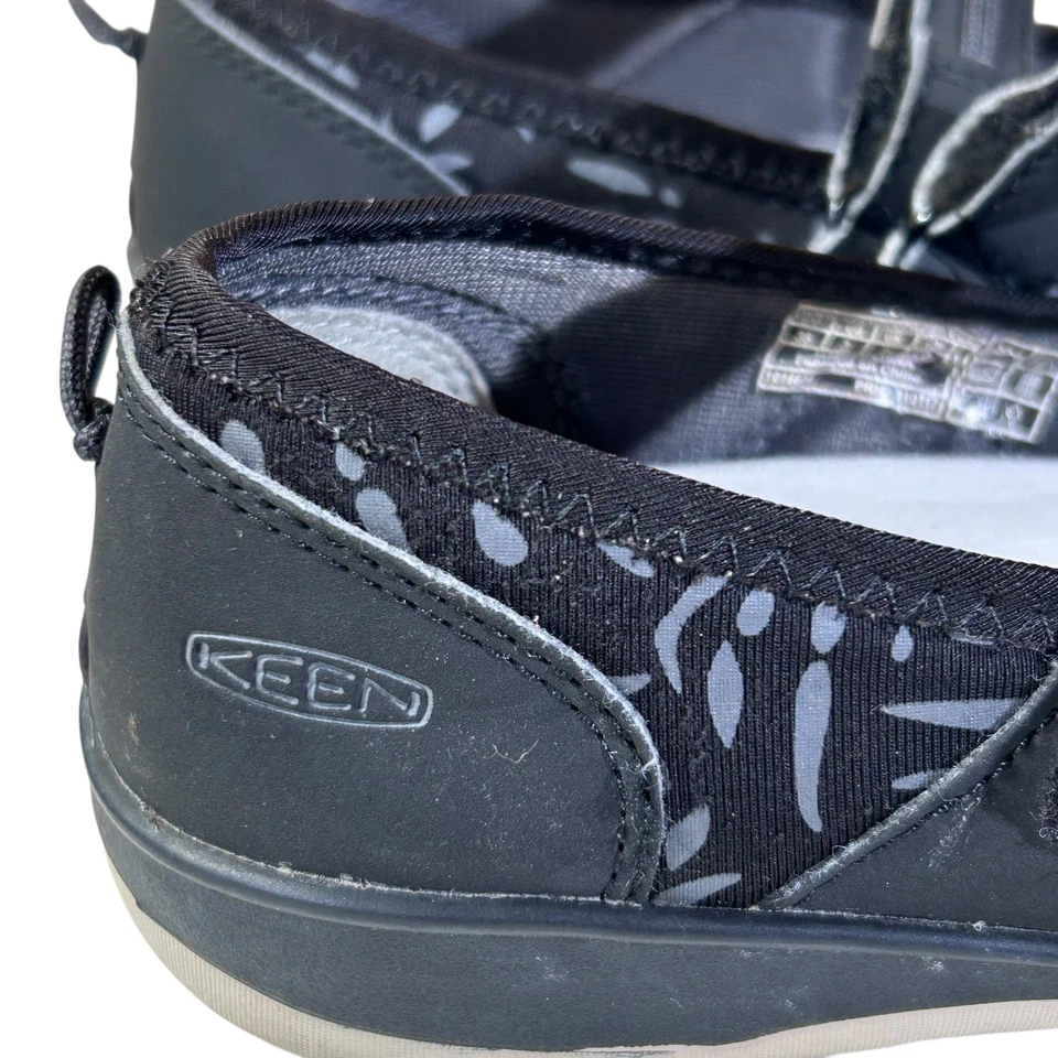 Keen Niños Grandes Niñas 3 Moxie Informales Negro/Vapor Mary Jane Planos GanchoLoop - Usado Foto 3 de 4