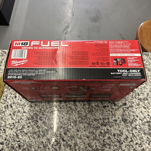 NEW Milwaukee 2915-20 M18 FUEL Brushless 1-1/8" SDS Plus Rotary Hammer w/ONE-KEY - Picture 2 of 5