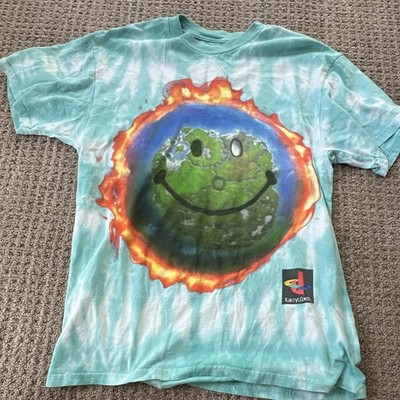 Cactus Jack Travis Scott Fortnite Tie-Dye Graphic Crew Neck T-Shirt Men's M