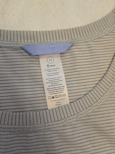 Ivivva By Lululemon Grey Tank Top Size 14 Watermelon - Picture 2 of 8